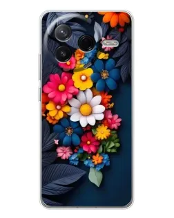 Чехол для Xiaomi Civi 4Pro с картинкой «Цветочная феерия»