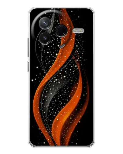 Чехол для Xiaomi Civi 4Pro с картинкой «Огненная звездная волна» Чехол для Xiaomi Civi 4Pro с картинкой «Огненная звездная волна»