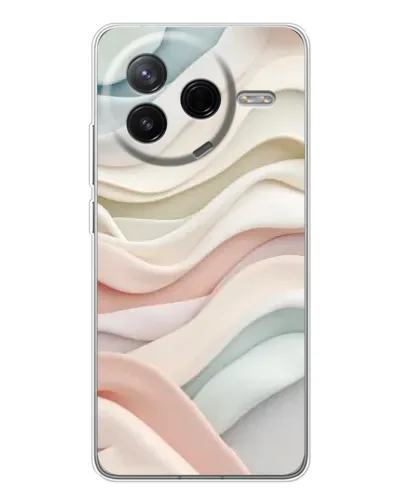 Чехол для Xiaomi Civi 4Pro с картинкой «Пастельные нежные волны» Чехол для Xiaomi Civi 4Pro с картинкой «Пастельные нежные волны»