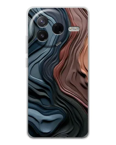 Чехол для Xiaomi Civi 4Pro с картинкой «Цветные волны каньона» Чехол для Xiaomi Civi 4Pro с картинкой «Цветные волны каньона»