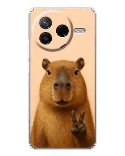 Чехол для Xiaomi Civi 4Pro с картинкой «Капибара виктория» Чехол для Xiaomi Civi 4Pro с картинкой «Капибара виктория»