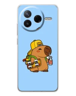 Чохол для Xiaomi Civi 4Pro з картинкою «Капібара на скейті» Чохол для Xiaomi Civi 4Pro з картинкою «Капібара на скейті»