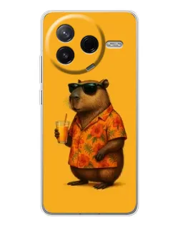 Чохол для Xiaomi Civi 4Pro з картинкою «Капібара на відпочинку» Чохол для Xiaomi Civi 4Pro з картинкою «Капібара на відпочинку»