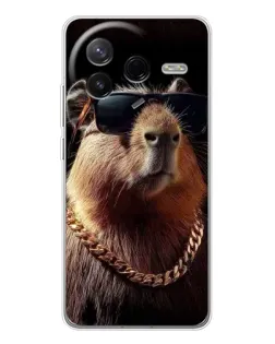 Чохол для Xiaomi Civi 4Pro з картинкою «Капібара золотий ланцюг» Чохол для Xiaomi Civi 4Pro з картинкою «Капібара золотий ланцюг»