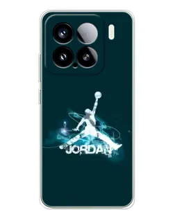 Чехол для Xiaomi Civi 5Pro с картинкой «Jordan Blue Fire»