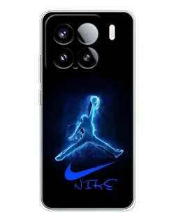 Чехол для Xiaomi Civi 5Pro с картинкой «Jordan Neon Blue»