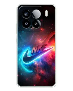 Чехол для Xiaomi Civi 5Pro с картинкой «Огненный логотип Nike»