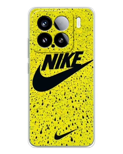 Чехол для Xiaomi Civi 5Pro с картинкой «Желтый текстурный Nike»