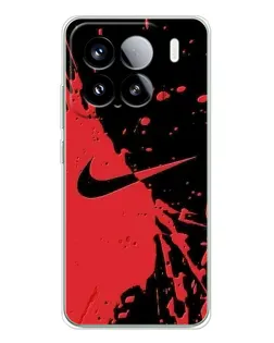 Чехол для Xiaomi Civi 5Pro с картинкой «Красные брызги Nike»