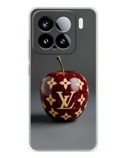 Чехол для Xiaomi Civi 5Pro с картинкой «Красное яблоко LV»