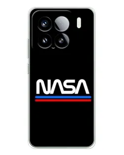 Чехол для Xiaomi Civi 5Pro с картинкой «NASA — классика Red Blue»