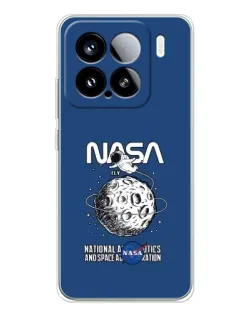 Чехол для Xiaomi Civi 5Pro с картинкой «NASA — лунная миссия»