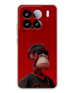Чехол для Xiaomi Civi 5Pro с картинкой «Bored Ape в красном»