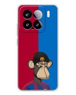 Чехол для Xiaomi Civi 5Pro с картинкой «Bored Ape — фанат Барсы»
