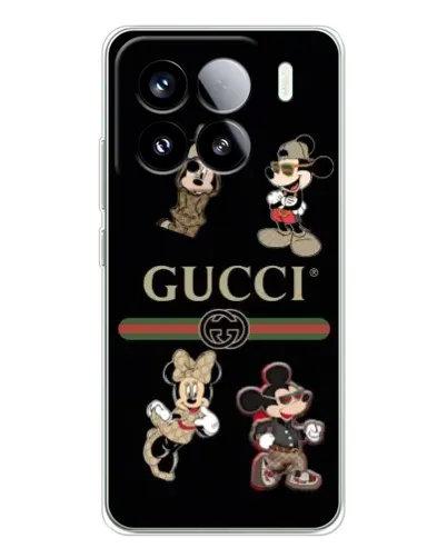 Чехол для Xiaomi Civi 5Pro с картинкой «Gucci — герои Disney и монограмма» Чехол для Xiaomi Civi 5Pro с картинкой «Gucci — герои Disney и монограмма»