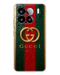 Чехол для Xiaomi Civi 5Pro с картинкой «Gucci — фирменная полоса и золото» Чехол для Xiaomi Civi 5Pro с картинкой «Gucci — фирменная полоса и золото»