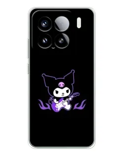 Чехол для Xiaomi Civi 5Pro с картинкой «Электрическая Kuromi» Чехол для Xiaomi Civi 5Pro с картинкой «Электрическая Kuromi»