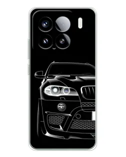 Чехол для Xiaomi Civi 5Pro с картинкой «Темный силуэт BMW»