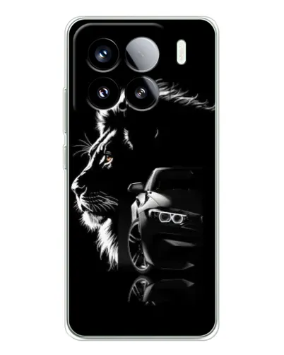 Чехол для Xiaomi Civi 5Pro с картинкой «BMW и лев» Чехол для Xiaomi Civi 5Pro с картинкой «BMW и лев»