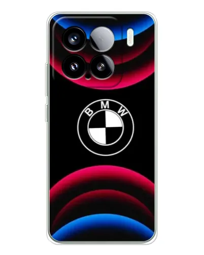 Чехол для Xiaomi Civi 5Pro с картинкой «Логотип BMW и неоновые дуги» Чехол для Xiaomi Civi 5Pro с картинкой «Логотип BMW и неоновые дуги»