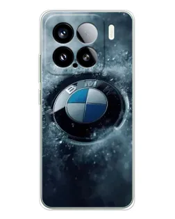 Чехол для Xiaomi Civi 5Pro с картинкой «Логотип BMW — лед»