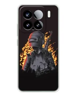 Чехол для Xiaomi Civi 5Pro с картинкой «PUBG — огненный силуэт» Чехол для Xiaomi Civi 5Pro с картинкой «PUBG — огненный силуэт»