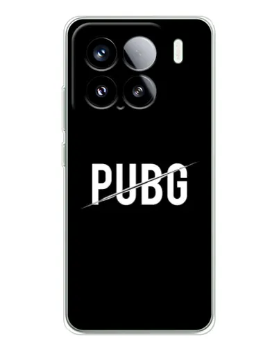Чехол для Xiaomi Civi 5Pro с картинкой «PUBG — белый логотип»