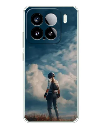 Чехол для Xiaomi Civi 5Pro с картинкой «Герой PUBG на скале»