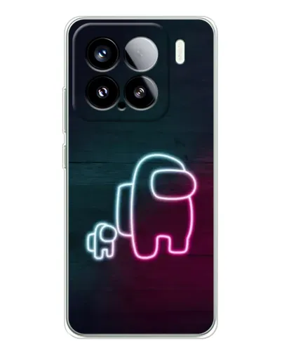 Чехол для Xiaomi Civi 5Pro с картинкой «Among Us неон-арт»