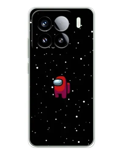 Чехол для Xiaomi Civi 5Pro с картинкой «Красный Among Us»
