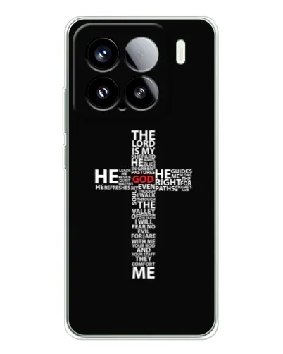Чехол для Xiaomi Civi 5Pro с картинкой «Текстовый крест» Чехол для Xiaomi Civi 5Pro с картинкой «Текстовый крест»