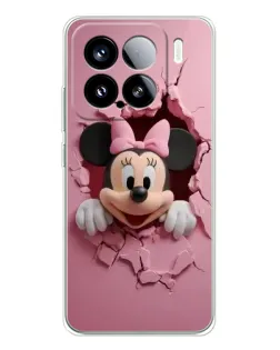Чехол для Xiaomi Civi 5Pro с картинкой «Минни сквозь стену»