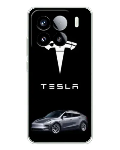 Чехол для Xiaomi Civi 5Pro с картинкой «Tesla Model Y»