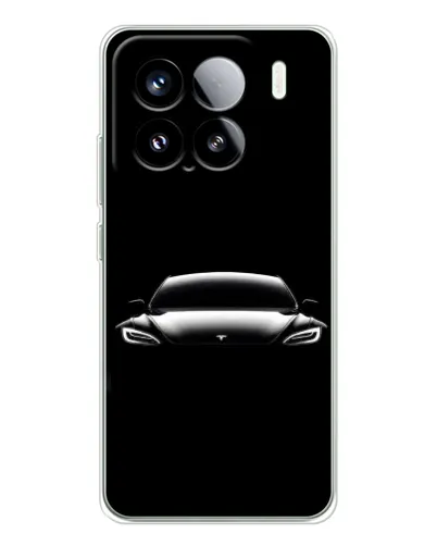 Чехол для Xiaomi Civi 5Pro с картинкой «Фары Tesla Night»
