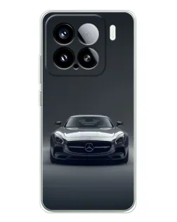 Чехол для Xiaomi Civi 5Pro с картинкой «Mercedes на черном»