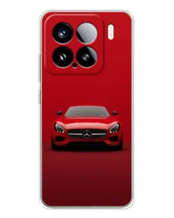 Чехол для Xiaomi Civi 5Pro с картинкой «Красный Mercedes AMG»