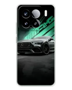 Чехол для Xiaomi Civi 5Pro с картинкой «Темный Mercedes AMG»