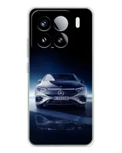 Чехол для Xiaomi Civi 5Pro с картинкой «Ночной Mercedes EQ»