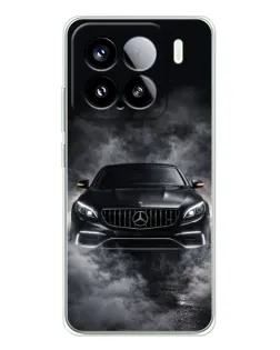 Чехол для Xiaomi Civi 5Pro с картинкой «Mercedes в дыму»