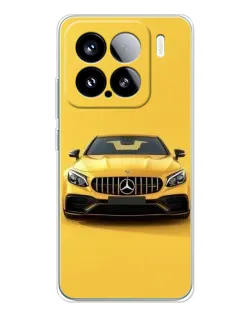 Чехол для Xiaomi Civi 5Pro с картинкой «Желтый Mercedes GT»