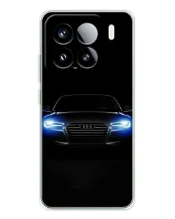 Чехол для Xiaomi Civi 5Pro с картинкой «Audi в неоне»