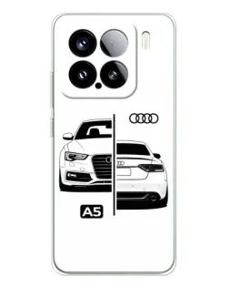 Чехол для Xiaomi Civi 5Pro с картинкой «Audi — контрастный дизайн»