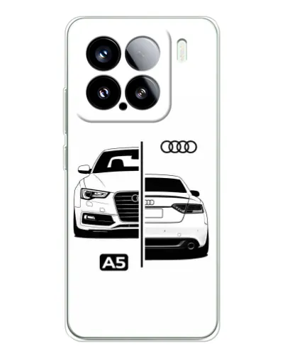 Чехол для Xiaomi Civi 5Pro с картинкой «Audi — контрастный дизайн»