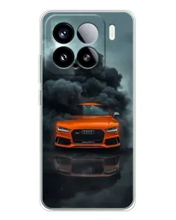 Чехол для Xiaomi Civi 5Pro с картинкой «Audi в облаках дыма»