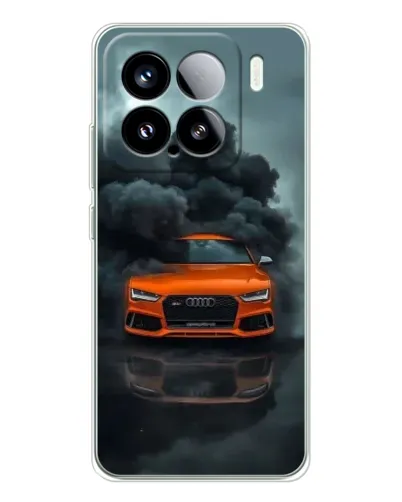 Чехол для Xiaomi Civi 5Pro с картинкой «Audi в облаках дыма»