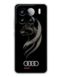 Чехол для Xiaomi Civi 5Pro с картинкой «Графика — пантера и Audi»