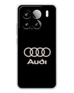 Чехол для Xiaomi Civi 5Pro с картинкой «Audi — золотой логотип»
