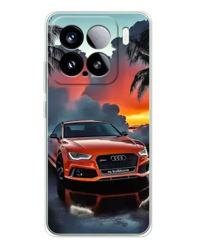 Чехол для Xiaomi Civi 5Pro с картинкой «Audi — закат»