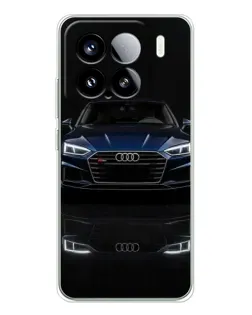 Чехол для Xiaomi Civi 5Pro с картинкой «Audi — ночное отражение»