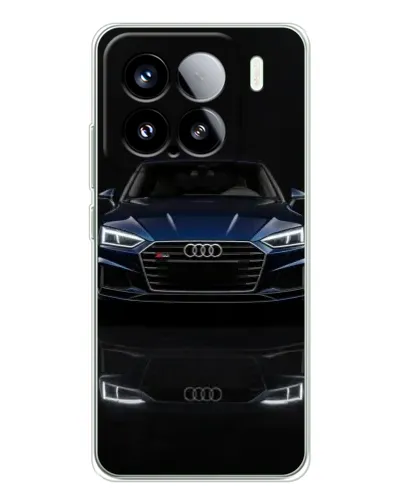 Чехол для Xiaomi Civi 5Pro с картинкой «Audi — ночное отражение»